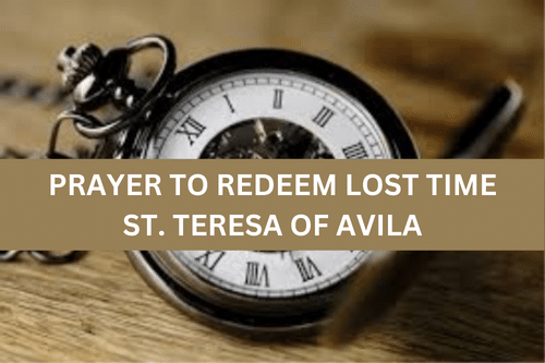 prayer to redeem lost time
