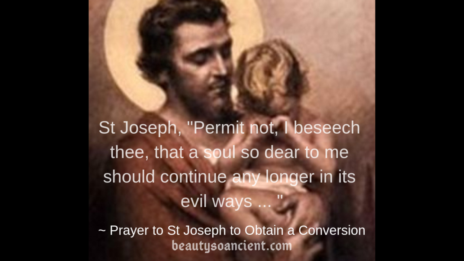 prayer to st joseph to obtain a conversion